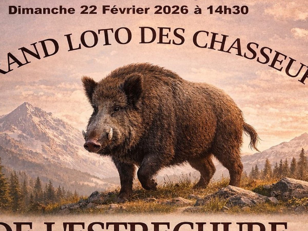 🎉à Saumane : Grand loto des chasseurs de l&rsquo;Estréchure
