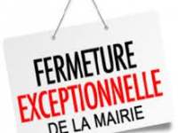 Fermeture secrétariat mairie