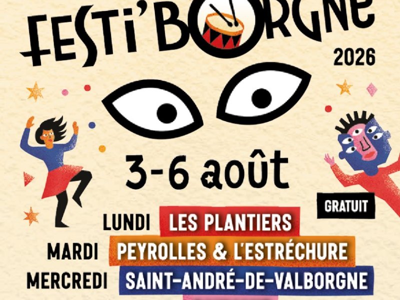 FESTIBORGNE le 3-4-5-6 aout 2026